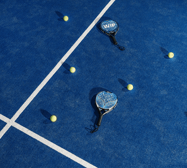 Raquette padel balle